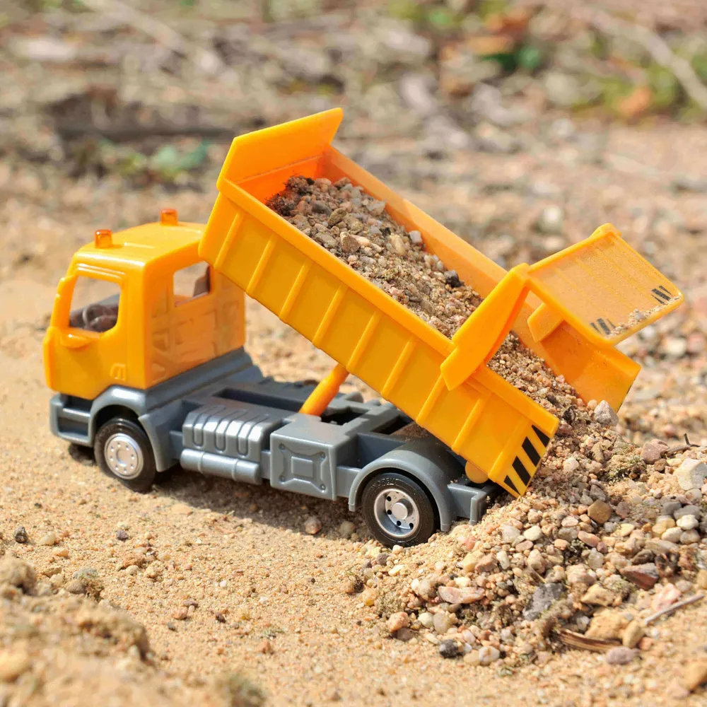 Jouets enfants - Camion benne Renault Truck D Plastigam 1/43 - NOREV