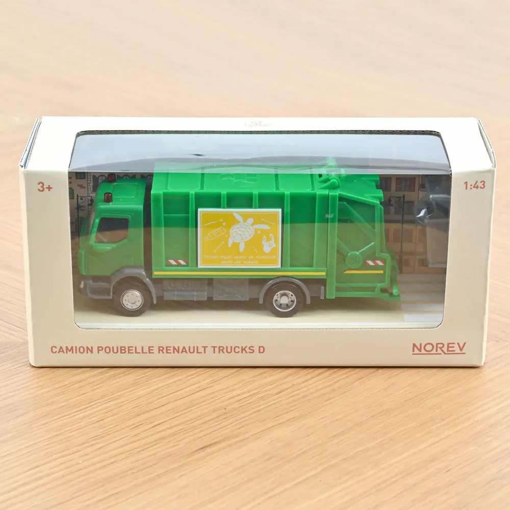 Jouets enfants - Camion poubelle Renault Trucks D 2.1 Plastigam 1/43 - NOREV