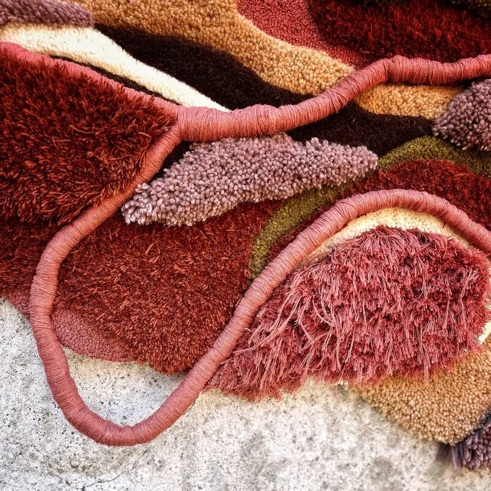 Tapestries - Wall Decor Tapestry, Wool and Cotton, TERRA3 - ATELIER SAGRADO