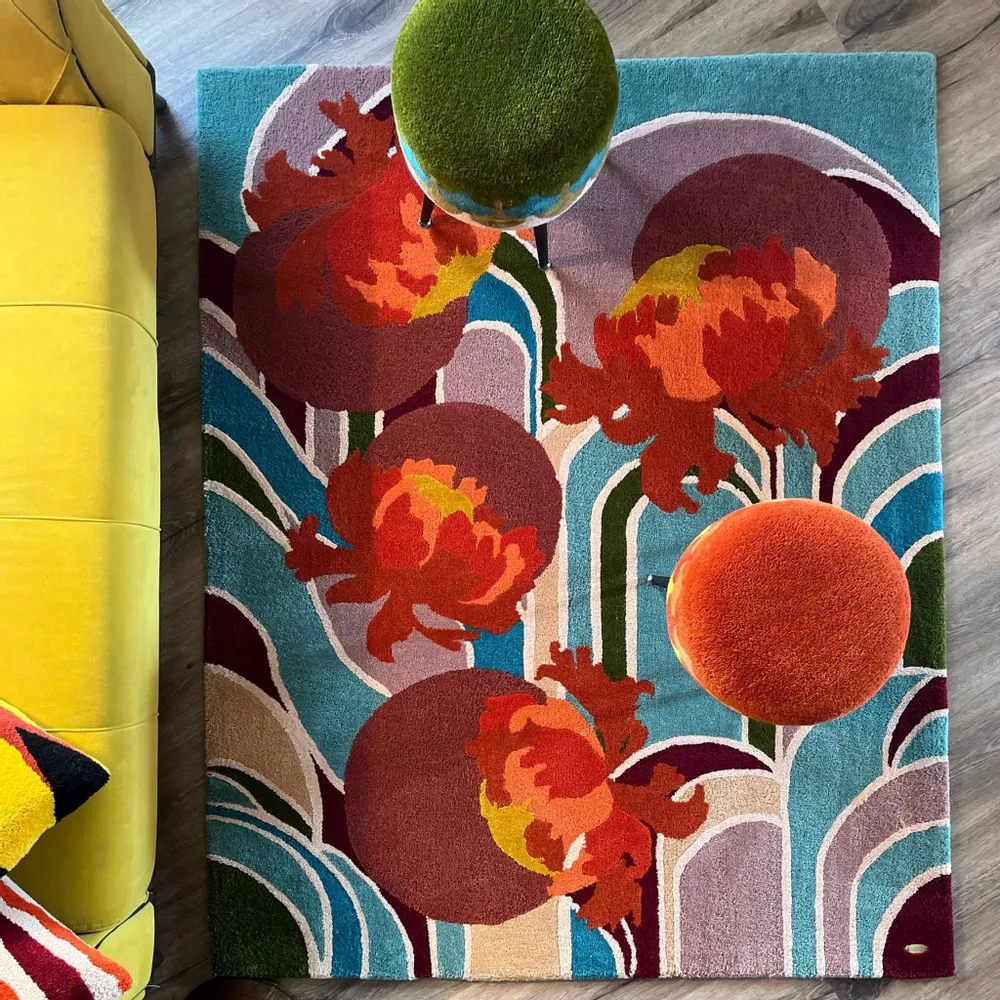 Tapestries - Carpet, Tapestry, Wool and Bamboo, SPRING1920 - ATELIER SAGRADO