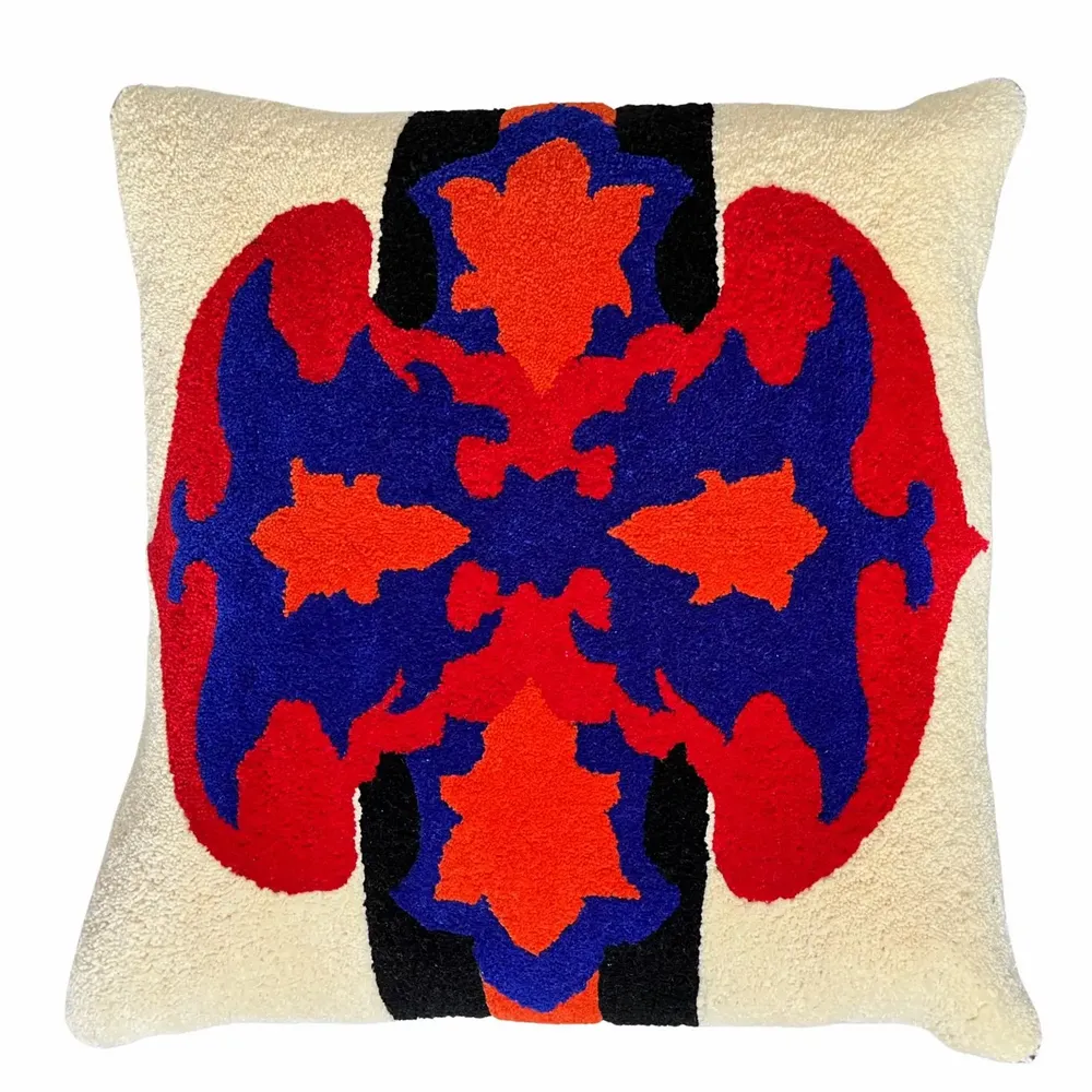 Fabric cushions - Floor cushion ottoman, wool, 1966 LE MASQUE. - ATELIER SAGRADO