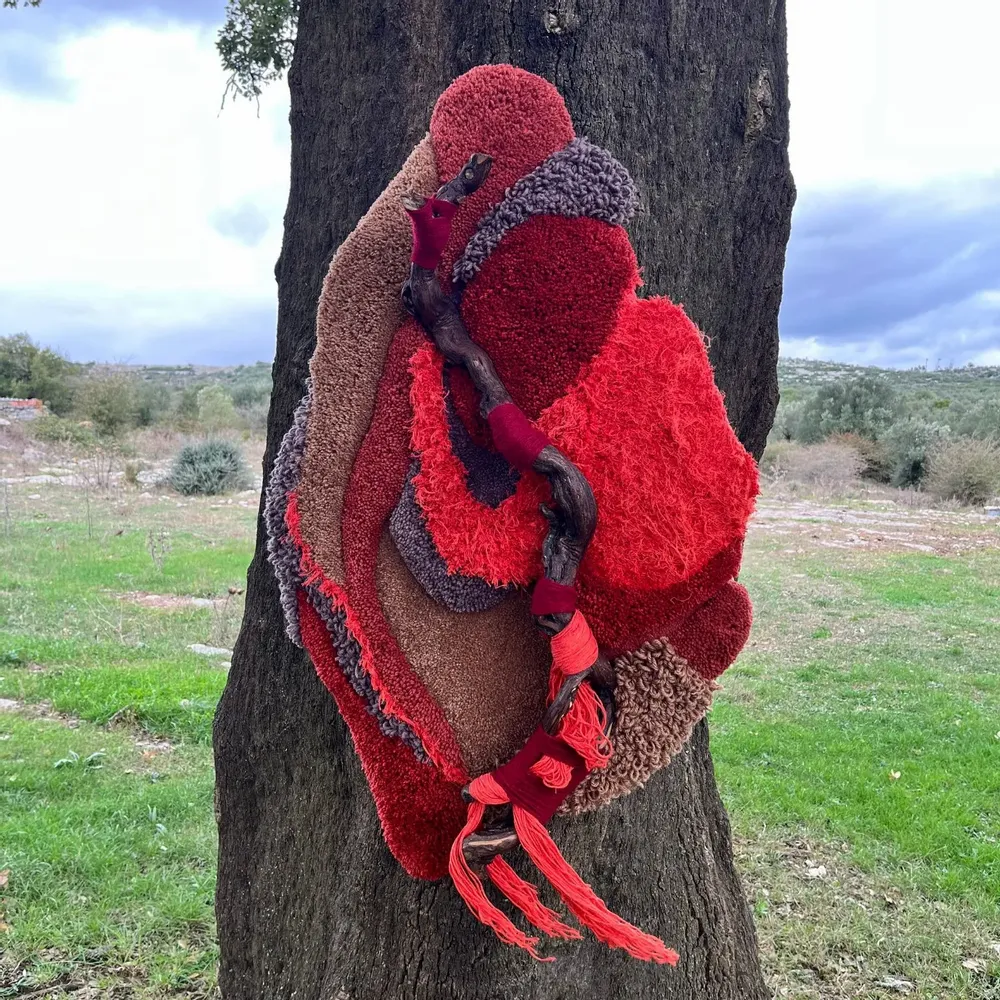 Tapestries - Wall Decor Tapestry, wool, silk and wood, EQUINOXE. - ATELIER SAGRADO