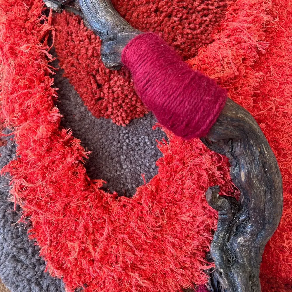 Tapestries - Wall Decor Tapestry, wool, silk and wood, EQUINOXE. - ATELIER SAGRADO