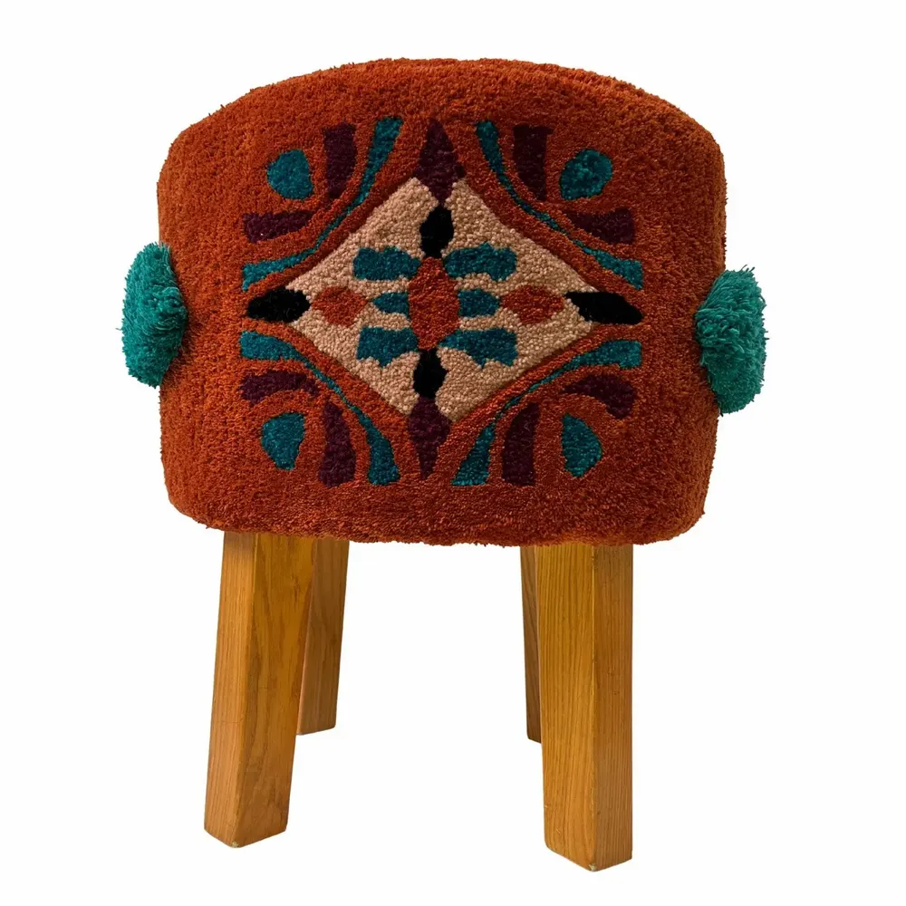 Design objects - End of sofa stool, wool, GALLIPOLI. - ATELIER SAGRADO