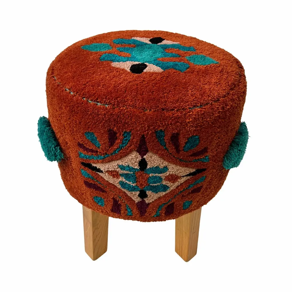 Design objects - End of sofa stool, wool, GALLIPOLI. - ATELIER SAGRADO