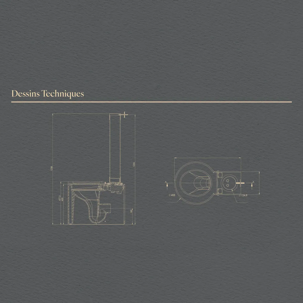 Céramique - Marbre Emotion Noir Series (M54,M55,M57) – Toilet - ARTOLETTA® MAISON COLLECTION