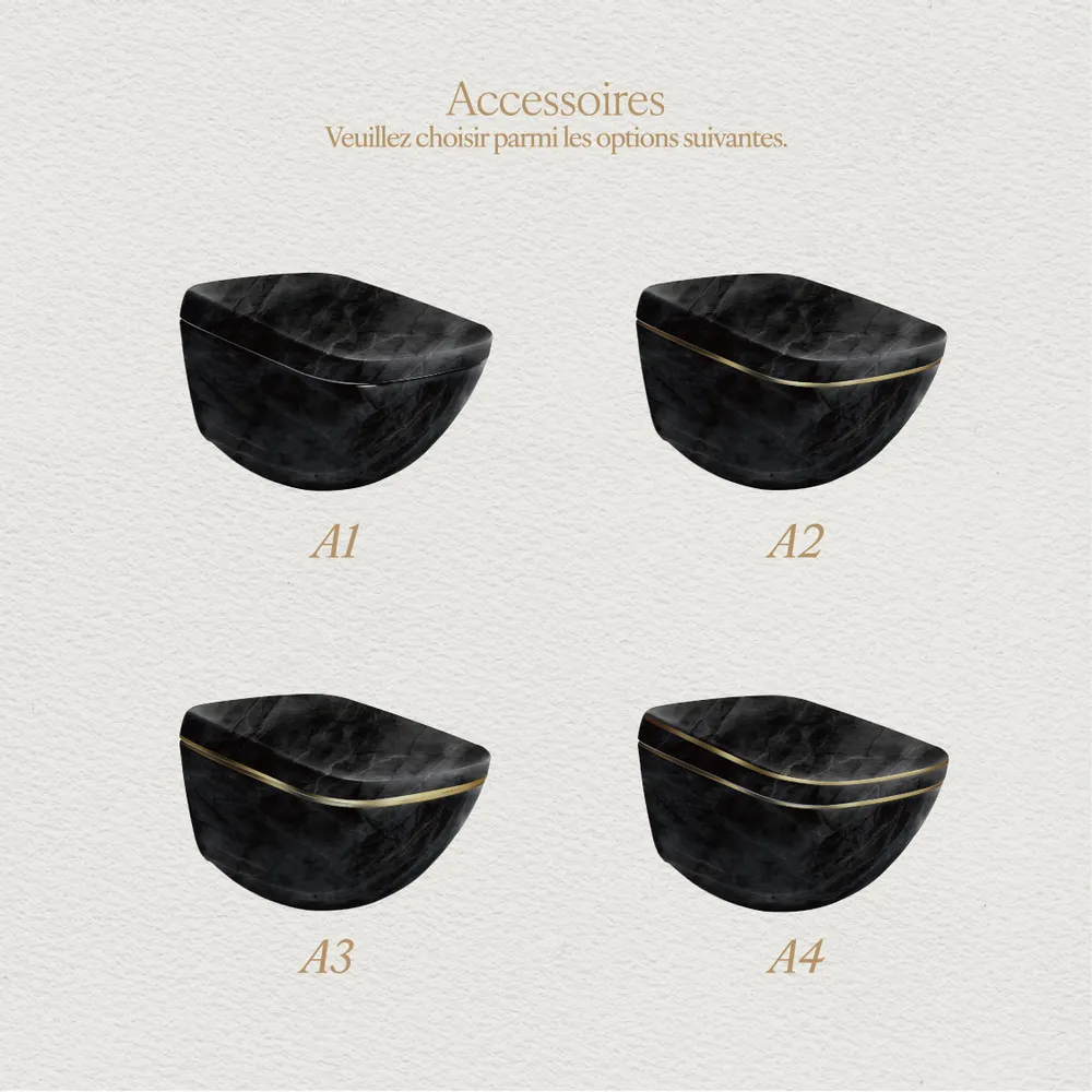 Céramique - Marbre Emotion Royale Series (M02,M03,M04,M05) – Toilet - ARTOLETTA® MAISON COLLECTION