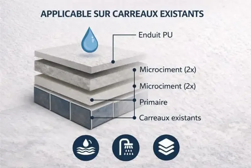 Paints and varnishes - Complete Microcement Kit for 8 m² of Walls and Floors – Jungle - NIKKOLOR ITALIA