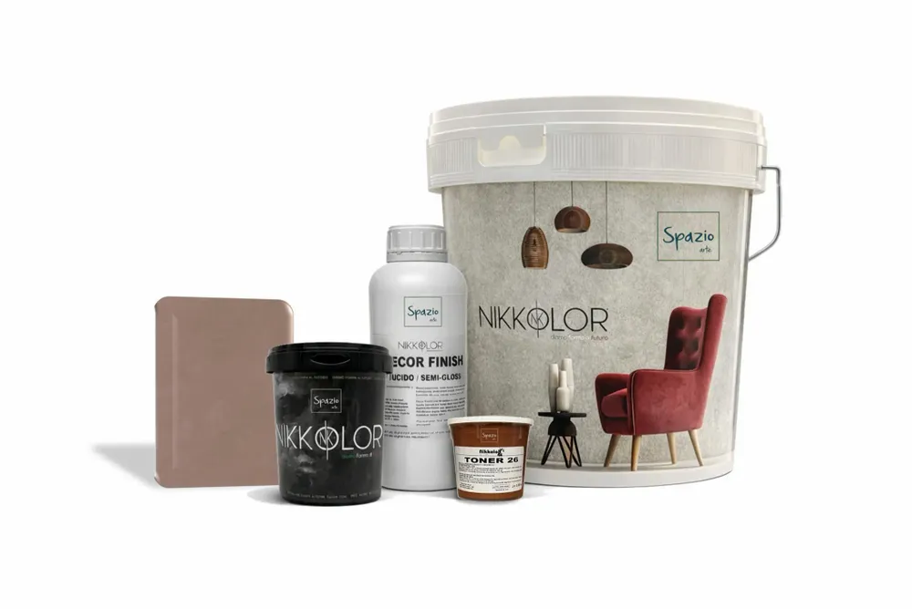 Paints and varnishes - Complete Microcement Kit for 8 m² of Walls and Floors – Clayland - NIKKOLOR ITALIA