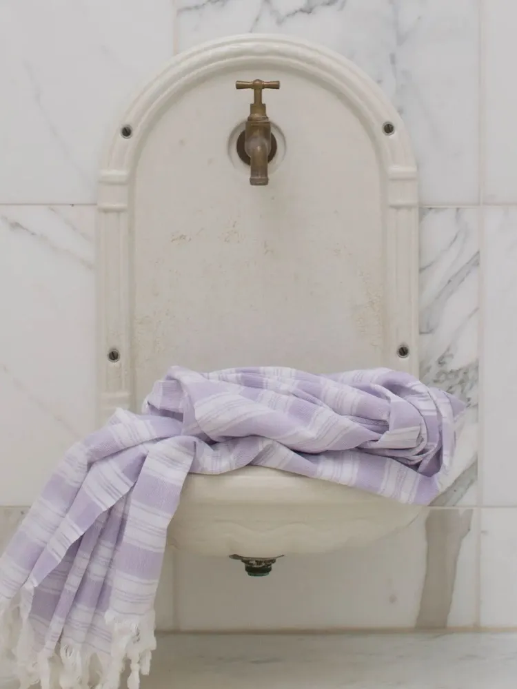 Piscines - fouta - pareo lilas - OTTOMANIA