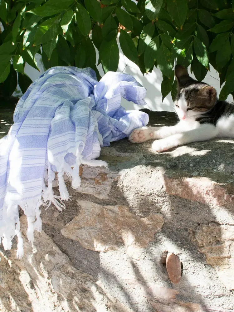 Pools - hammam towel - pareo lavender blue - OTTOMANIA