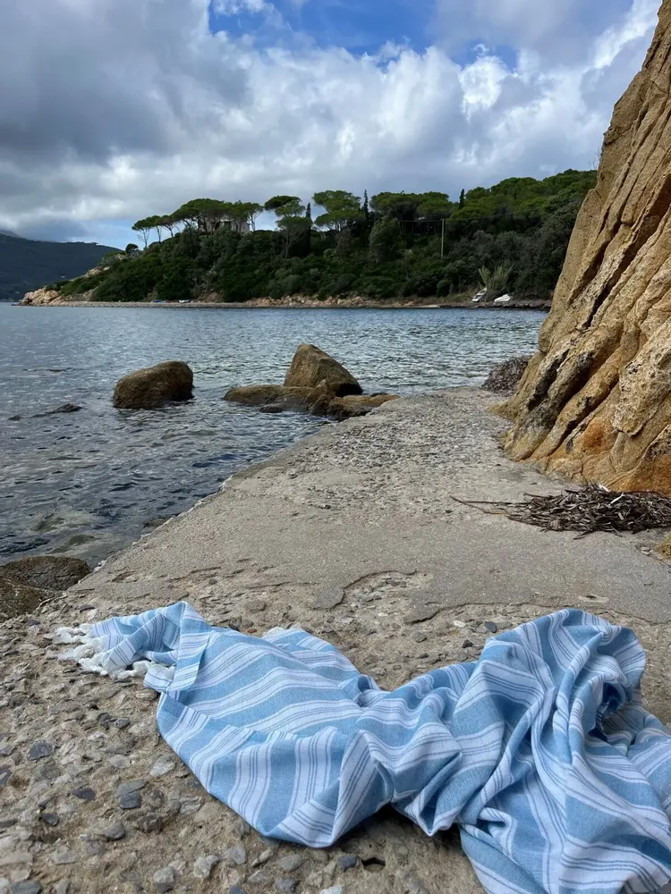 Piscines - fouta - pareo bleu océan - OTTOMANIA