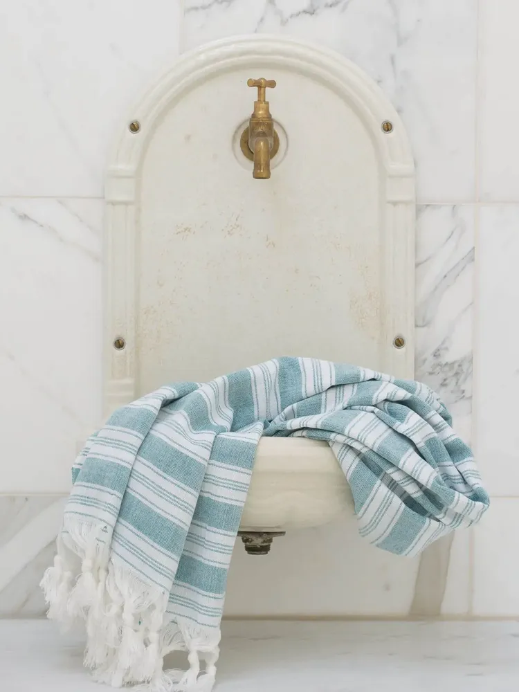 Pools - hammam towel - pareo petrol - OTTOMANIA