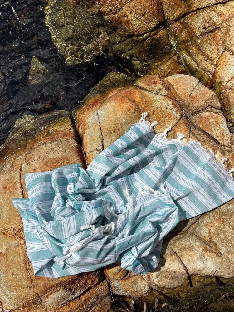 Pools - hammam towel - pareo petrol - OTTOMANIA