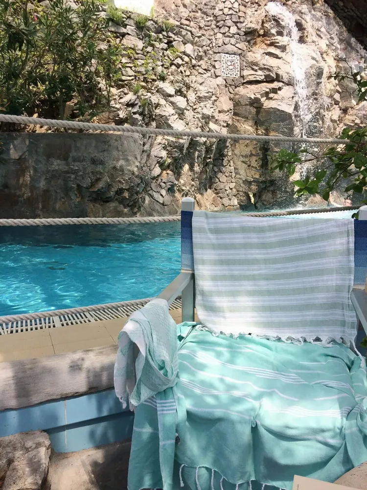 Pools - hammam towel - pareo grey green - OTTOMANIA