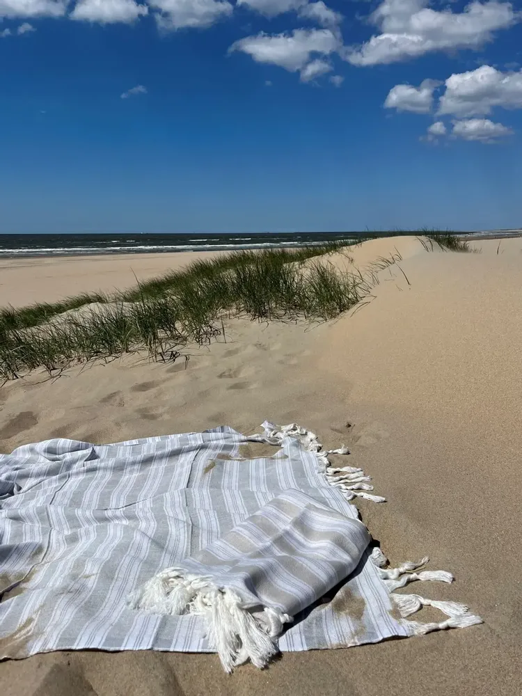 Piscines - fouta - pareo gris - OTTOMANIA
