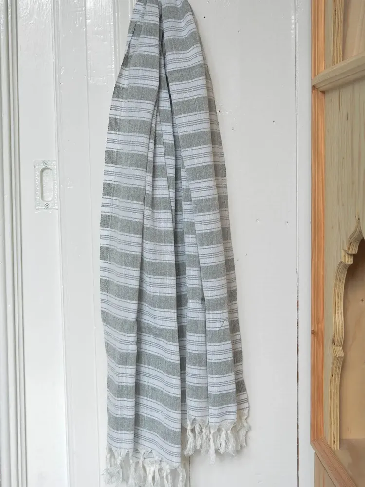 Piscines - fouta - pareo gris foncé - OTTOMANIA