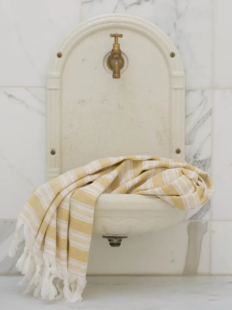 Pools - hammam towel - pareo mustard - OTTOMANIA