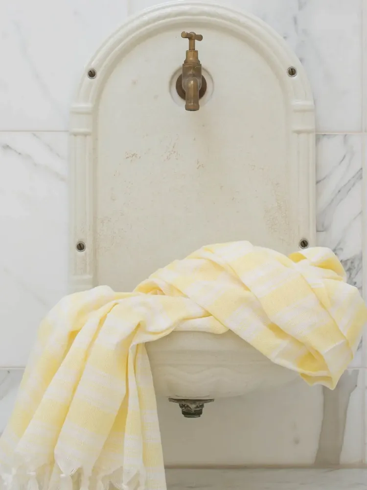 Pools - hammam towel - pareo yellow - OTTOMANIA