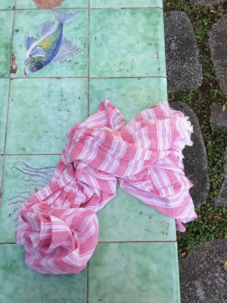 Pools - hammam towel - pareo fuchsia - OTTOMANIA