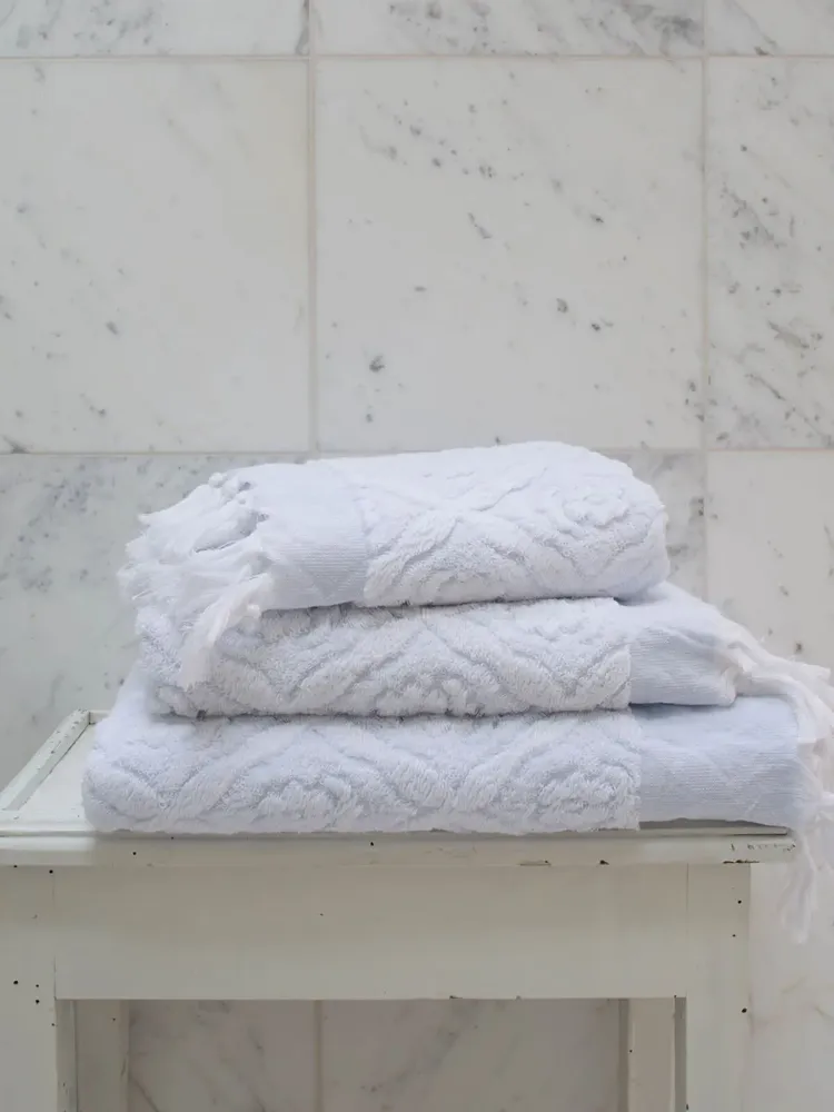 Hotel bedrooms - towel light blue - OTTOMANIA