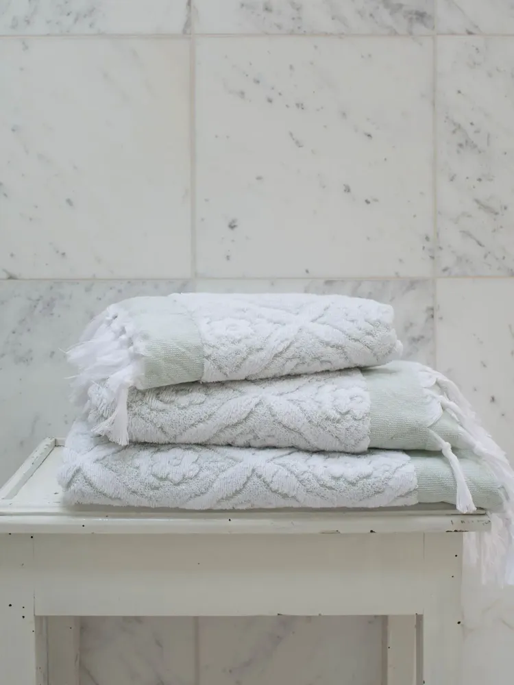 Hotel bedrooms - towel sage green - OTTOMANIA