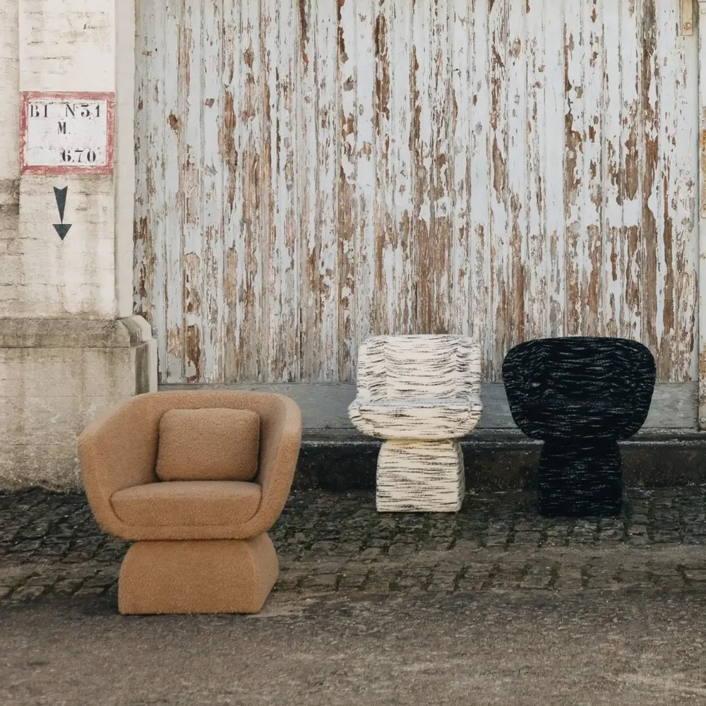 Fauteuils pour collectivités - Fauteuil Oscar en Tissu Bouclé Spécial - DUISTT
