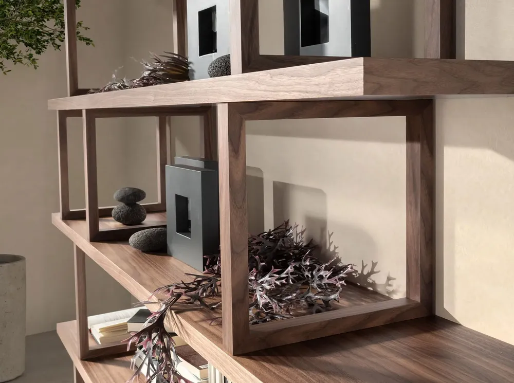 Etagères - Étagère rectangulaire en noyer - ANGEL CERDÁ