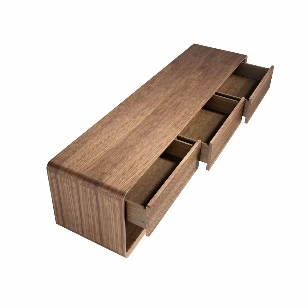 TV stands - Walnut TV unit - ANGEL CERDÁ