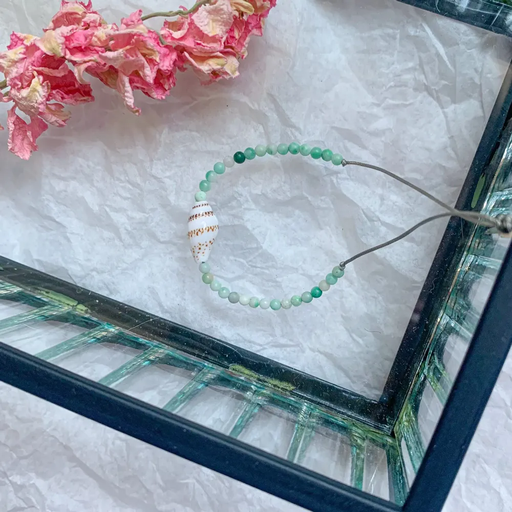 Jewelry - Shell and jasper bracelet - Dakota - SOPHIE DESCHAMPS BIJOUX