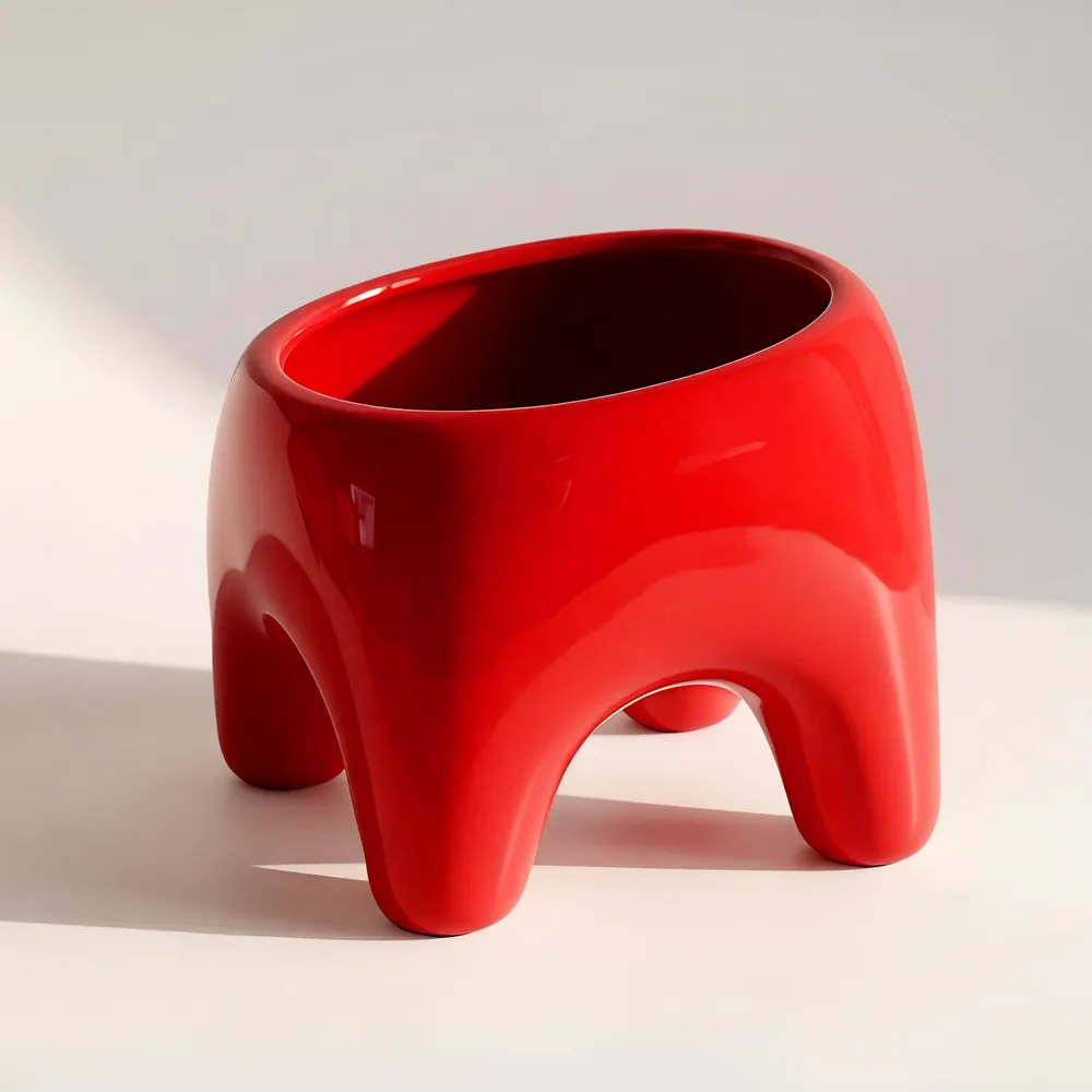 Pots de fleurs - Cache-pot BUDDY – Rouge Poppy - BIBAH