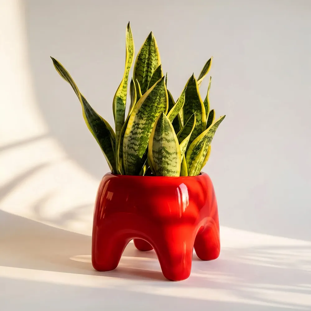 Pots de fleurs - Cache-pot BUDDY – Rouge Poppy - BIBAH