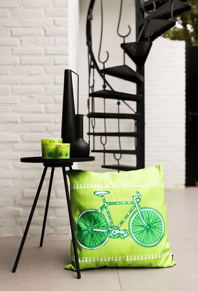 Garden textiles - Bici 45 x 45 outdoor cushion cover - Design by Juan de Lascurain - ARTDECORIS