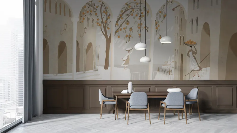 Wallpaper - Tangerine - STUDIJO