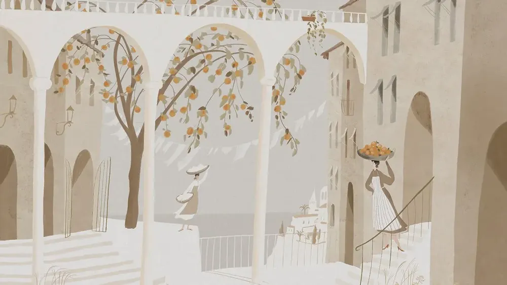 Wallpaper - Tangerine - STUDIJO