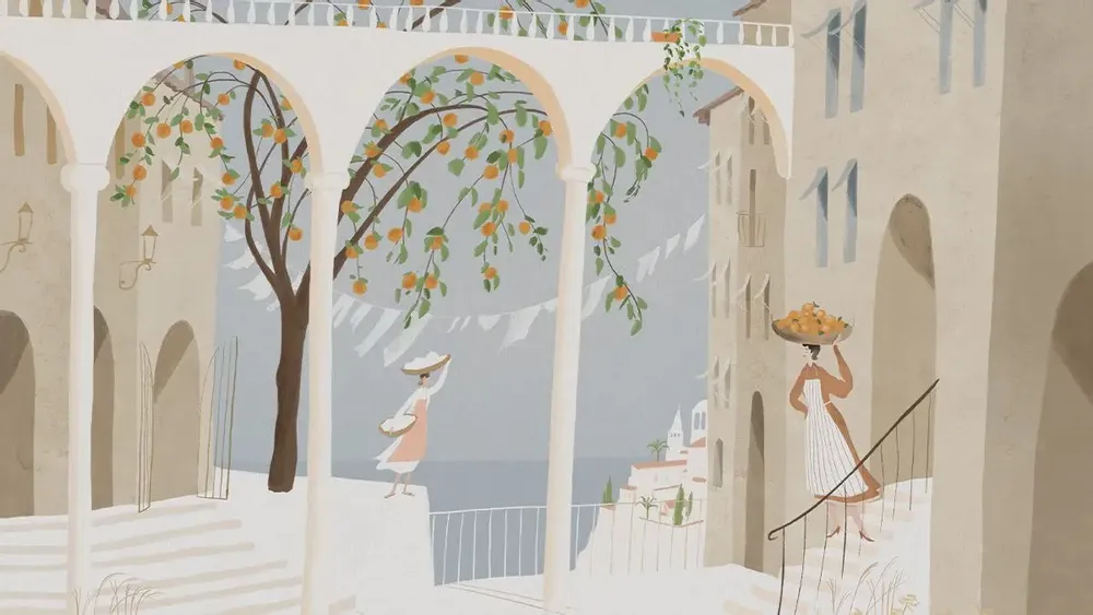 Wallpaper - Tangerine - STUDIJO