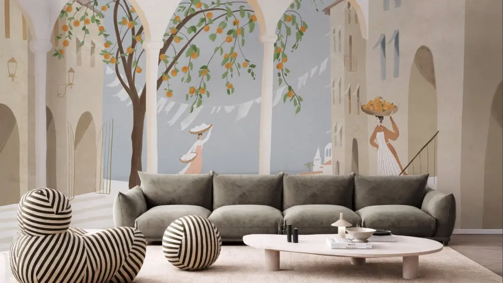 Wallpaper - Tangerine - STUDIJO