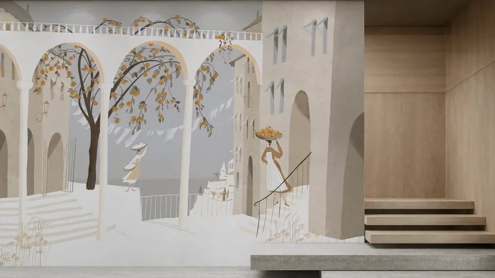 Wallpaper - Tangerine - STUDIJO