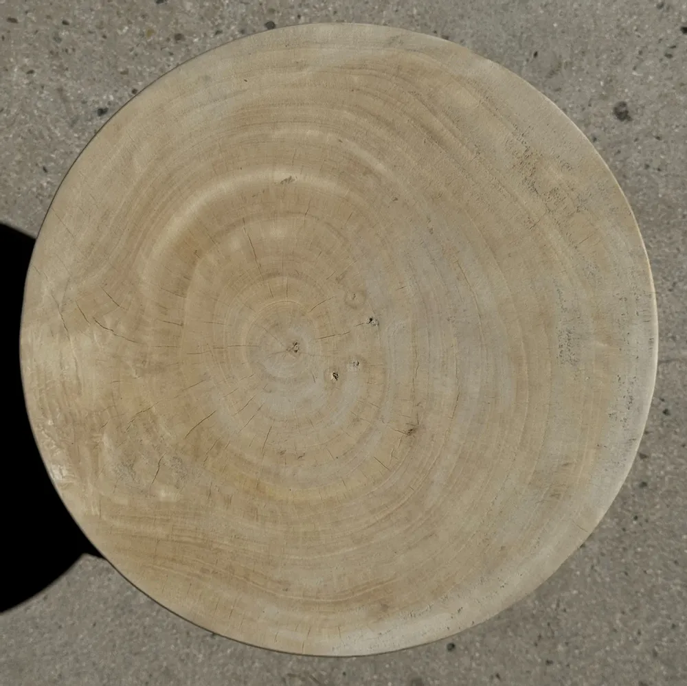 Tables basses - Sexy Neck - Bout de canapé en bois massif (monoxyle) blanc - OFFICE OBJETS