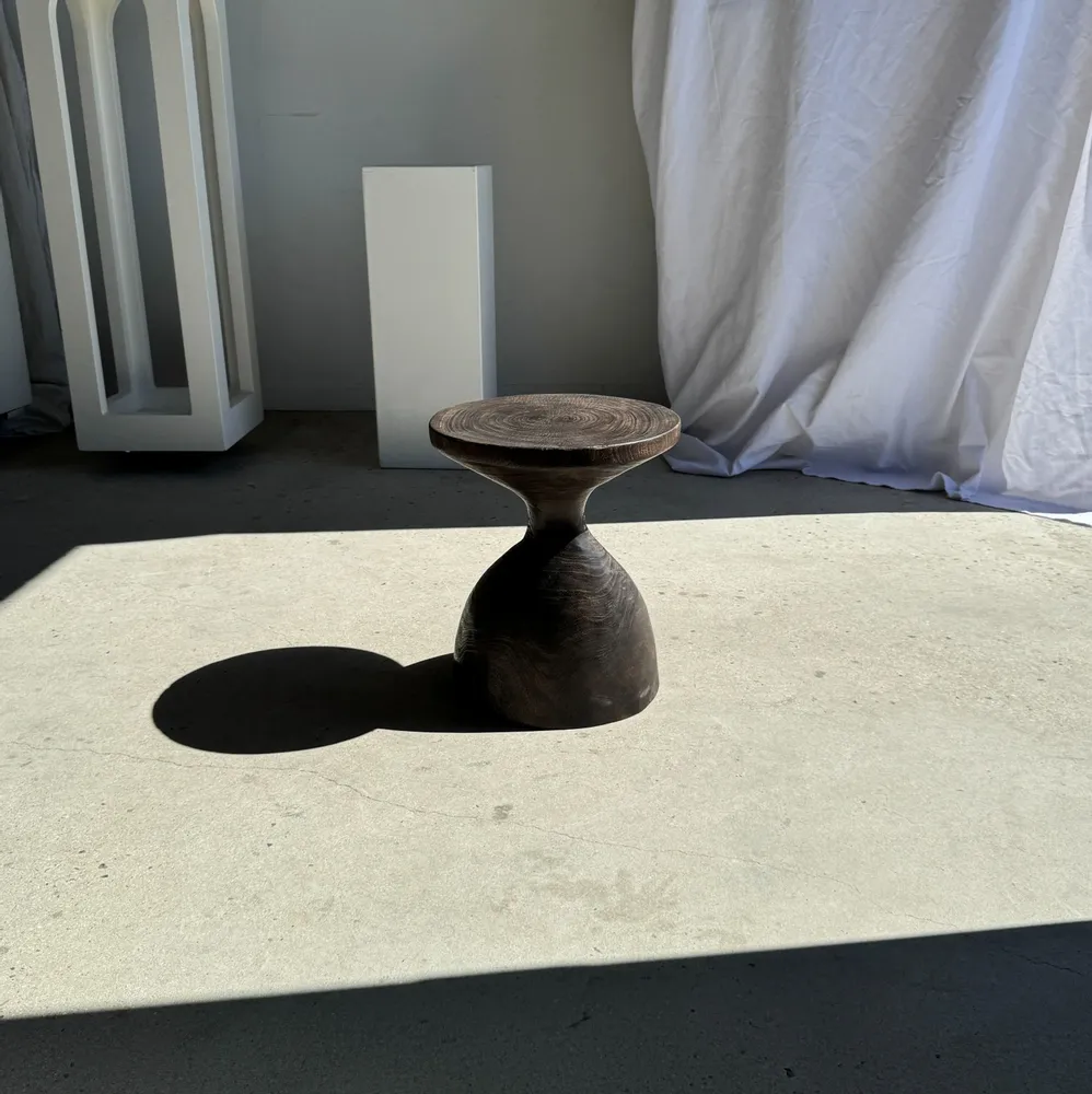 Coffee tables - Sexy Neck - Brown Solid Wood End Table (Monoxyl) - OFFICE OBJETS