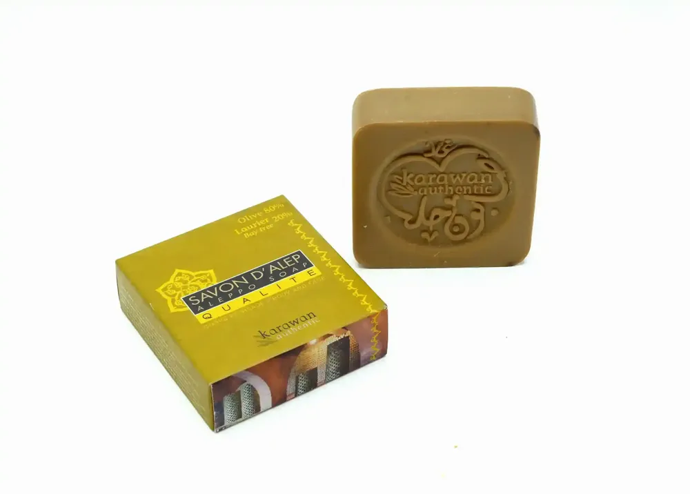 Soaps - ALEPPO QUALITY SOAP - 80% OLIVE OIL AND 20% BAY OIL - KARAWAN AUTHENTIC