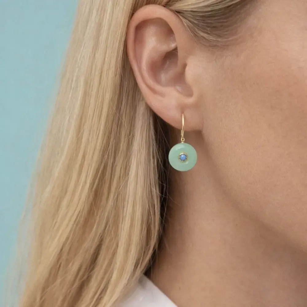 Jewelry - Fine stone earring - Pawnees - SOPHIE DESCHAMPS BIJOUX