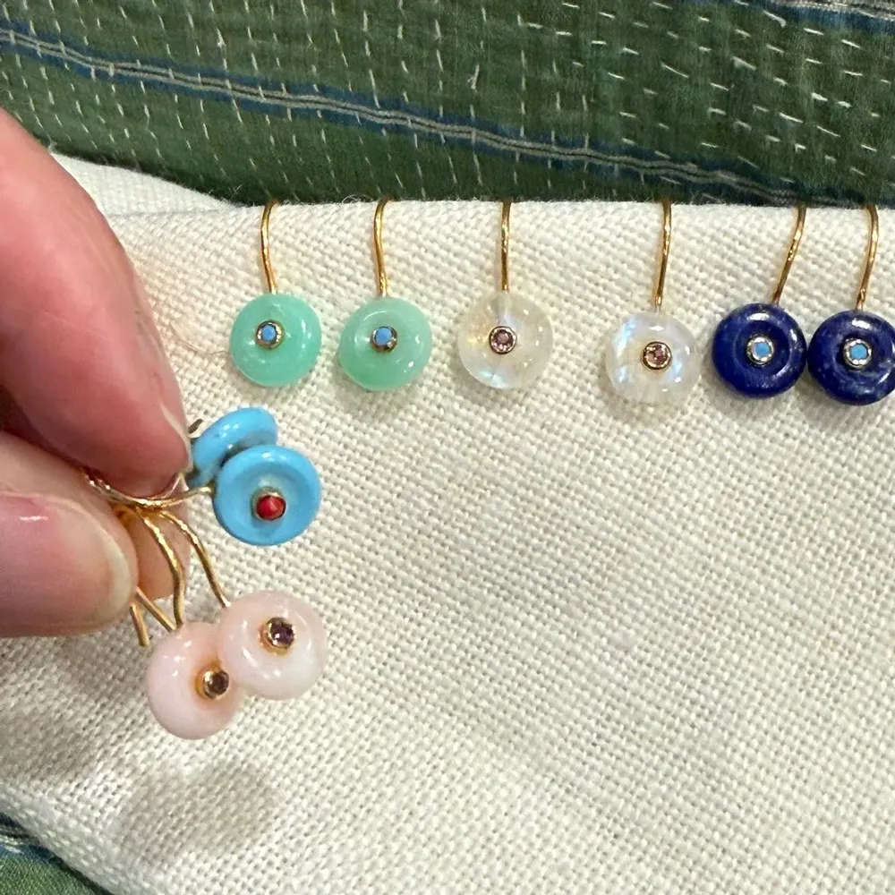 Jewelry - Fine stone earring - Pawnees - SOPHIE DESCHAMPS BIJOUX