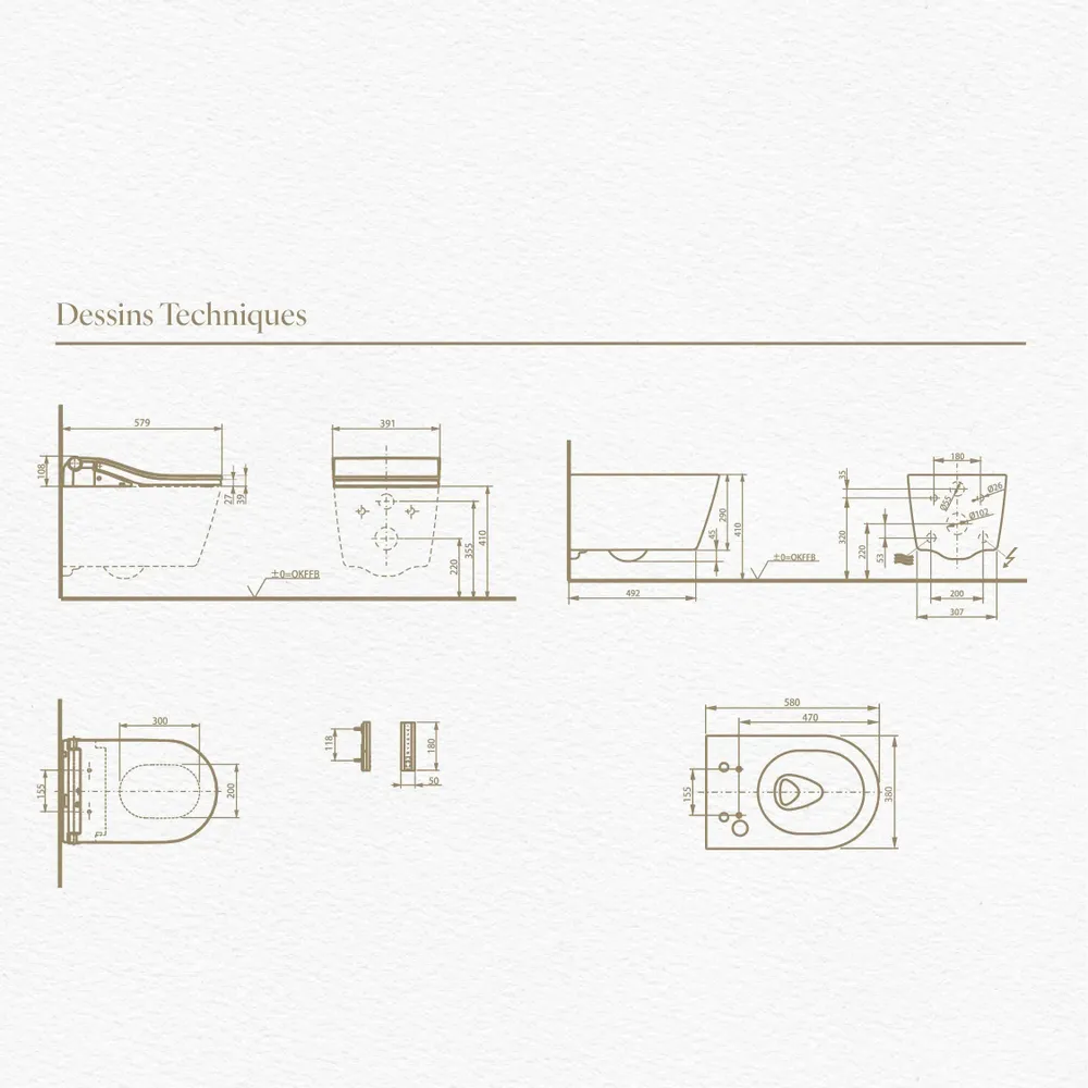 Ceramic - Blanc Series – RW edition - Toilets - ARTOLETTA® MAISON COLLECTION