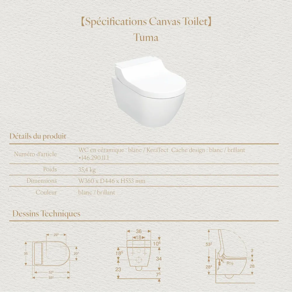 Ceramic - Royale Series – Tuma Comfort edition - Toilets - ARTOLETTA® MAISON COLLECTION