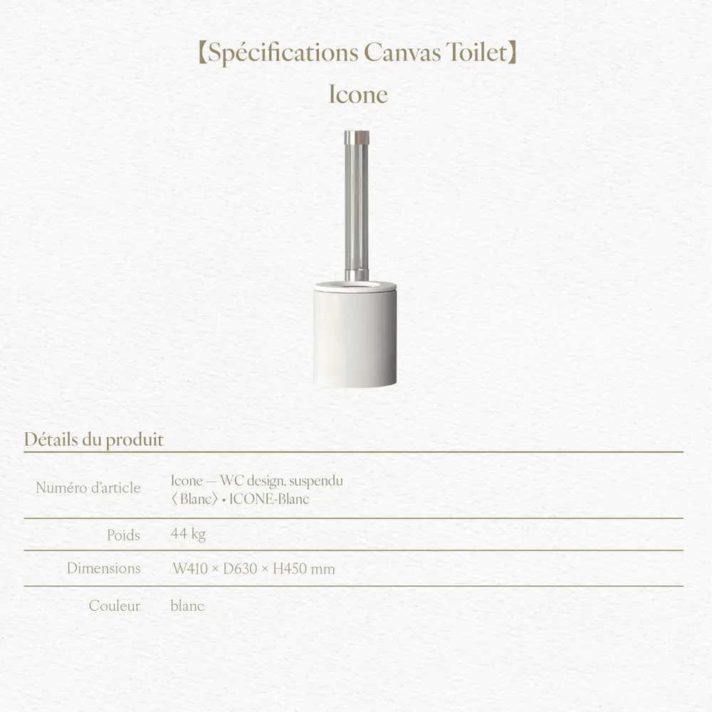 Toilets - Blanc Series – Icone edition-  Toilets - ARTOLETTA® MAISON COLLECTION