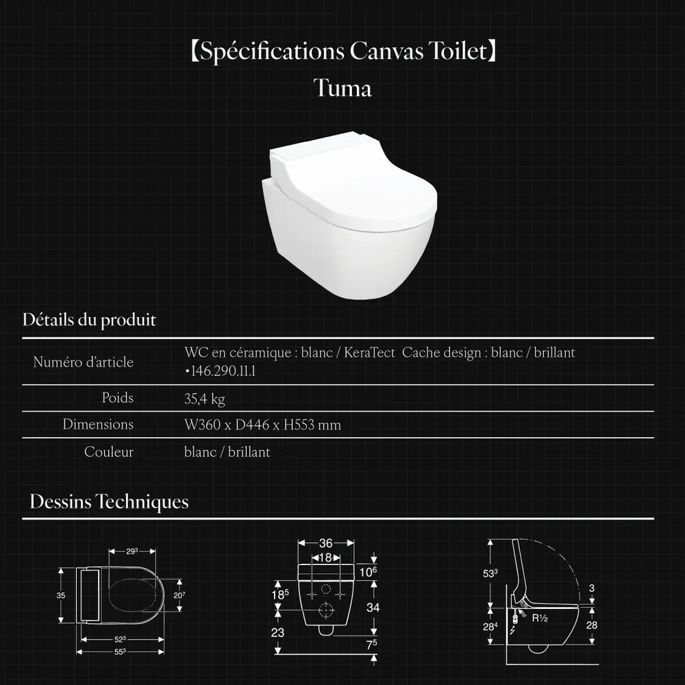 Services - ITALIANO – Tuma Comfort édition - Toilettes - ARTOLETTA® MAISON COLLECTION