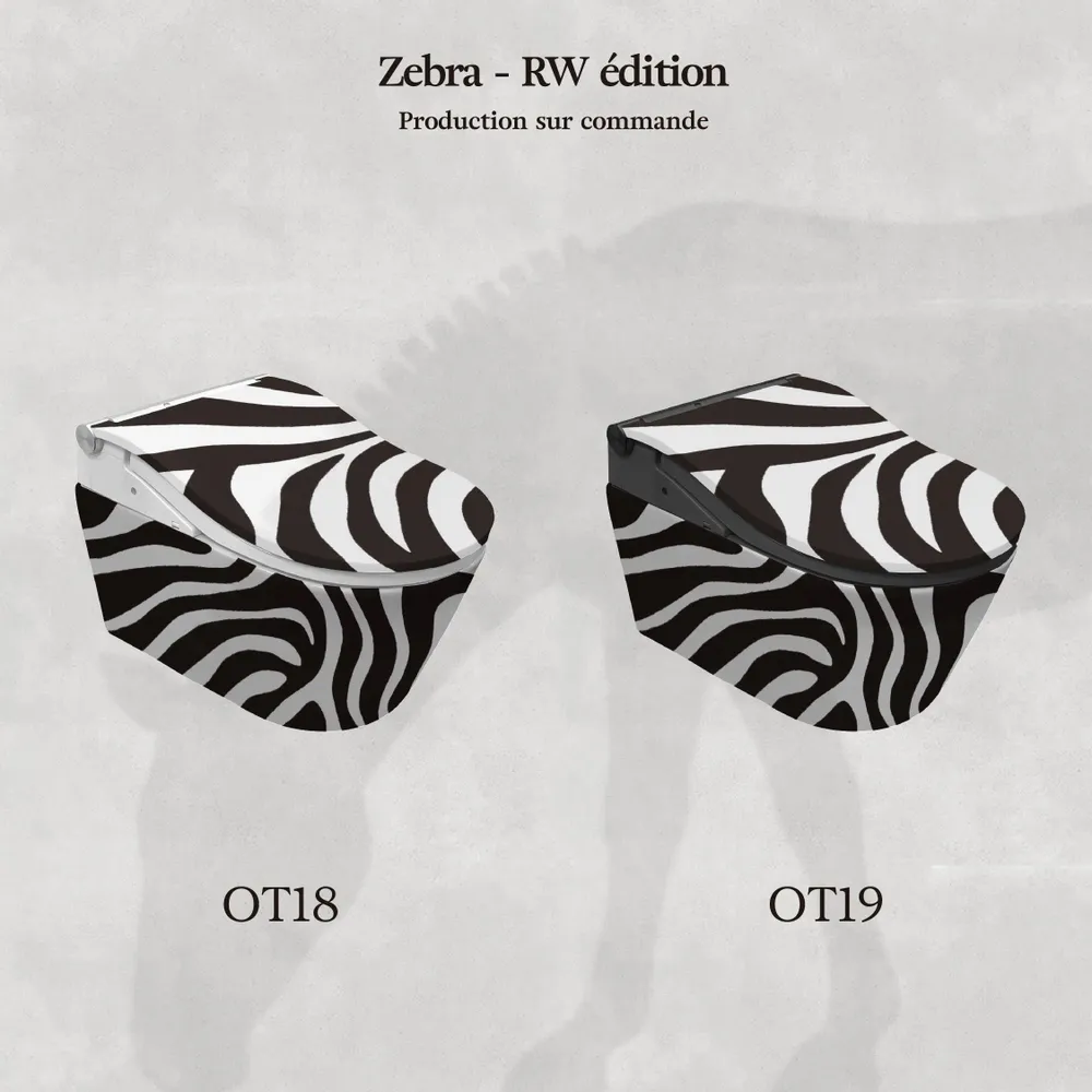 Ceramic - MOOD AFRICA - Zebra - Toilets - ARTOLETTA® MAISON COLLECTION