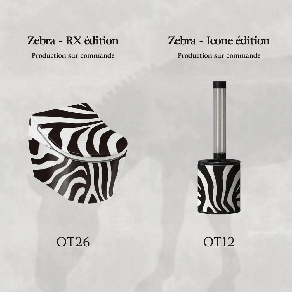 Ceramic - MOOD AFRICA - Zebra - Toilets - ARTOLETTA® MAISON COLLECTION