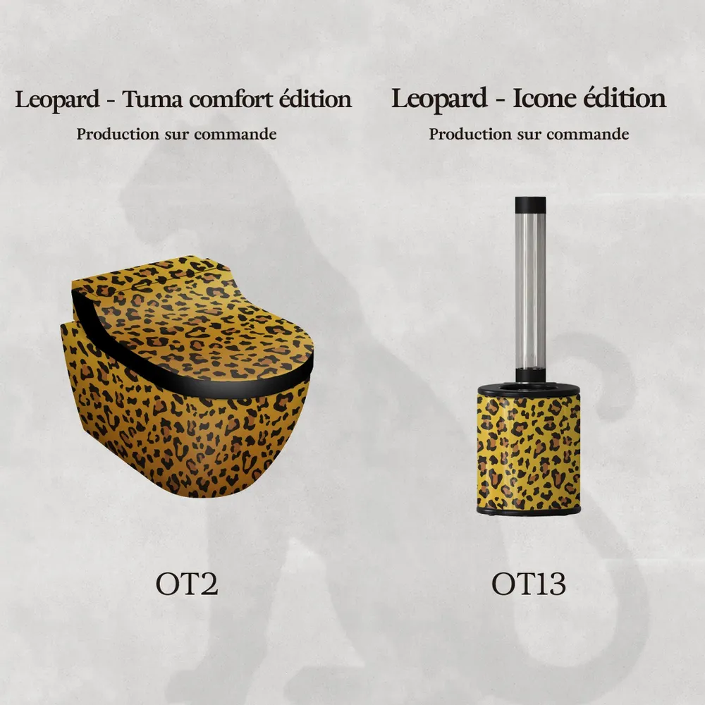 Services - MOOD AFRICA – Leopard - Toilets - ARTOLETTA® MAISON COLLECTION